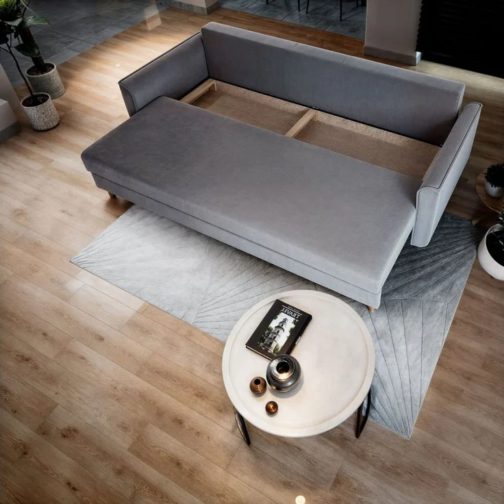 Masseno Sofa NAPOL mit Schlaffunktion, Schlafsofa, Couch mit Bettkasten – Bild 3