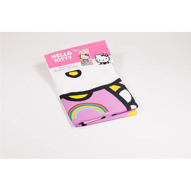 Hello Kitty Strandtuch 140x70 cm Weiches Badehandtuch für Fans – Bild 2