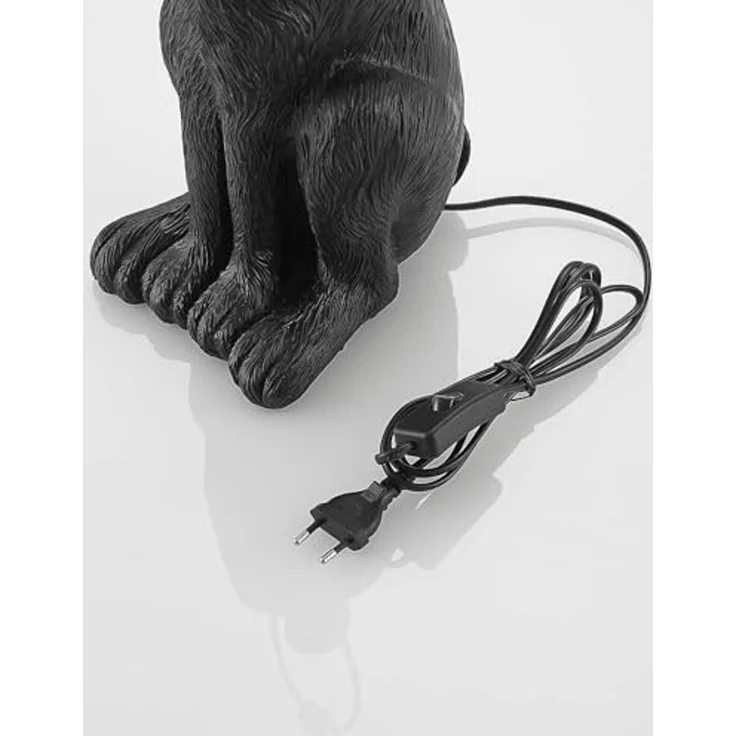 Lindby Tischleuchte Lorentina, Schwarz IP20, 1 x 15 W LED – Bild 5