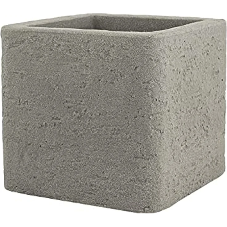 Pflanzwerk Pflanzkübel Kunststoff CUBE Lava Grau 40x50x50cm Blumentopf *Frostbeständige Blumenkübel* *2 Jahre GARANTIE* *Premium Pflanzenkübel Qualität* – Bild 5