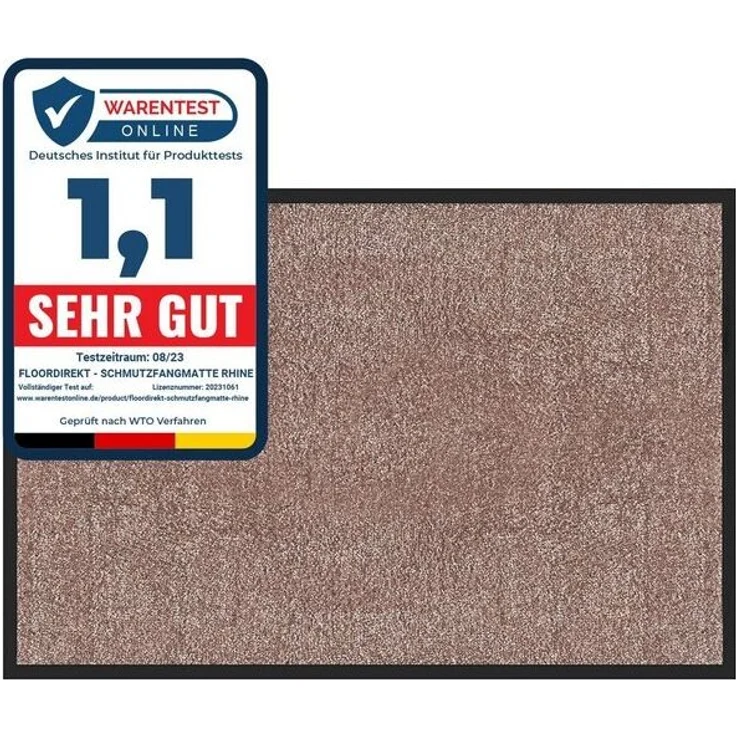 Karat Fußmatte Schmutzfangmatte Maly, verschiedene Größen & Farben, rechteckig, Höhe: 6 mm – Bild 4