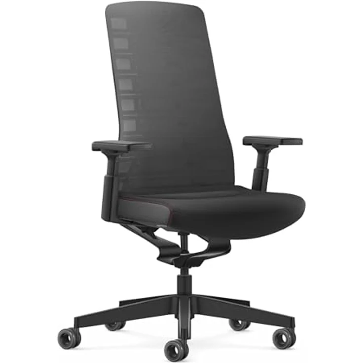 Interstuhl Bürostuhl Pure Active Edition, ergonomische Smart-Spring Technologie, 4D-Armlehne, Schwarz | Anthrazit, Made in Germany – Bild 1