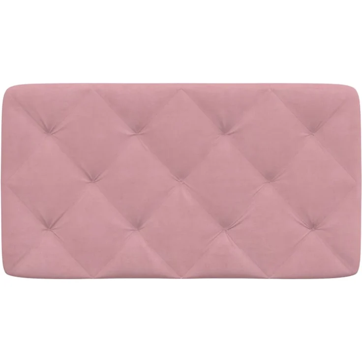 vidaXL Kopfteil-Kissen Rosa 80 cm Samt 374707 – Bild 5