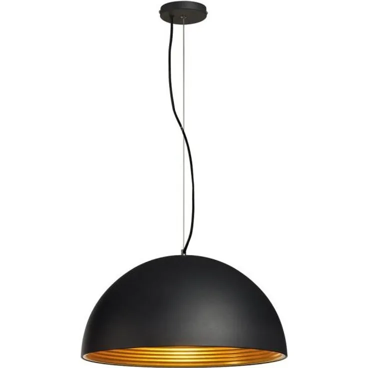 SLV No. 155930 FORCHINI M Pendelleuchte PD-1 50cm rund schwarz gold E27 max. 40W