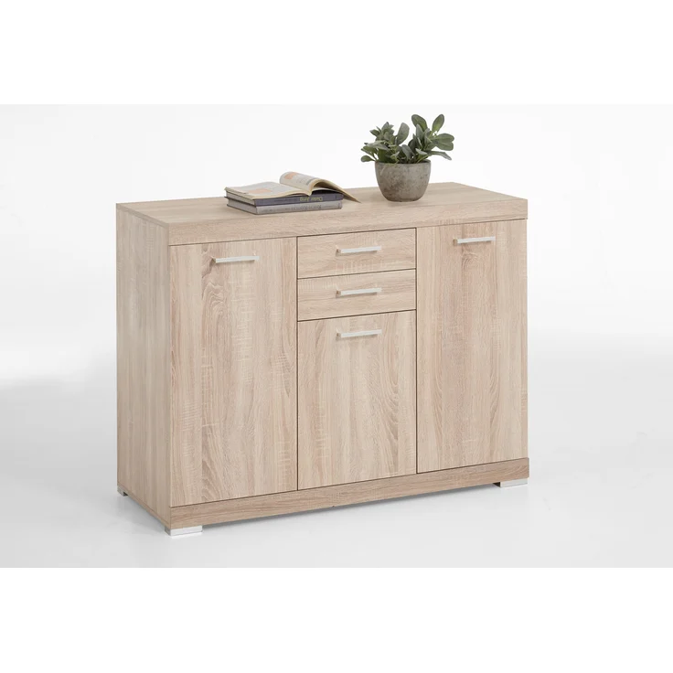 Kommode >Birkenhead IX< in Eiche - 120x90x50cm (BxHxT) – Bild 1