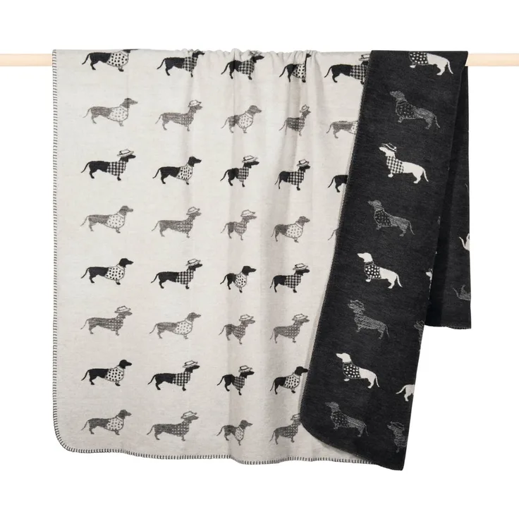 Pad home Wohndecke Dackel Grey 150 x 200 cm