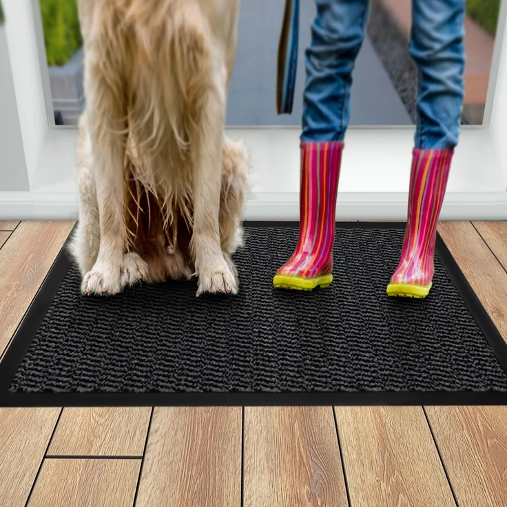 Furni24 Fußmatte - Grau-Schwarz, 40 x 60 cm – Bild 10