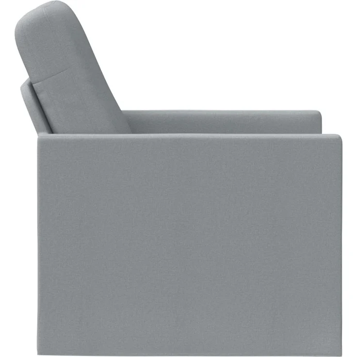vidaXL Einzelsofa Hellgrau 70 x 81 x 82 cm Stoff 42041007 – Bild 3
