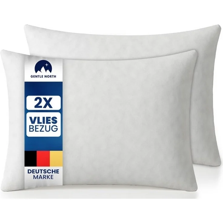Gentle North Microfaserkissen 2er-Set Kopfkissen – Dekokissen und Füllkissen, waschbar bis 40°C – Bild 4