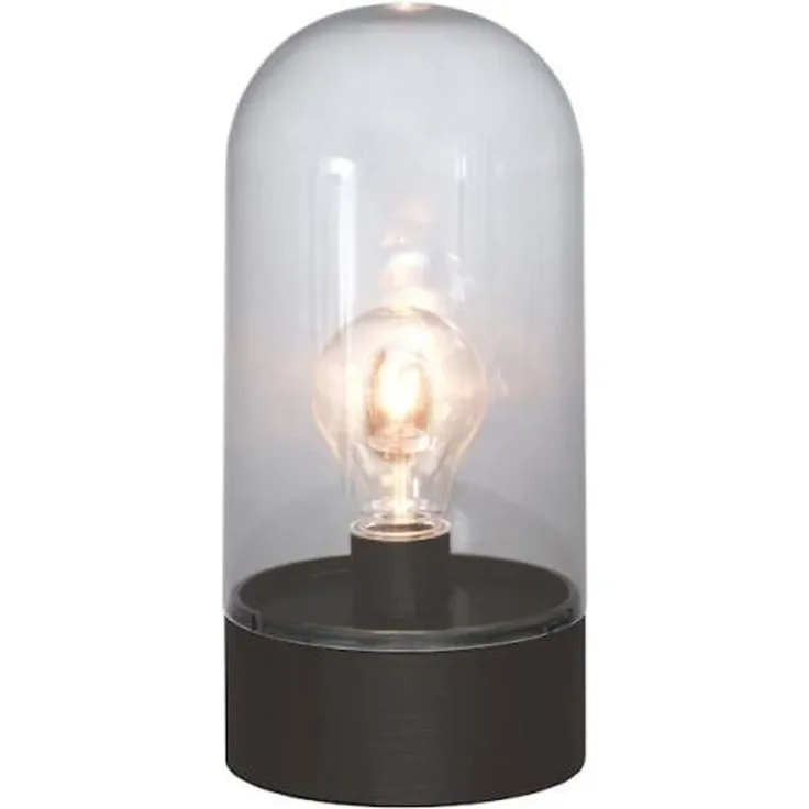 KONSTSMIDE No. 4129-900 LED Sturmlaterne grün warmweiß batteriebetrieben IP20