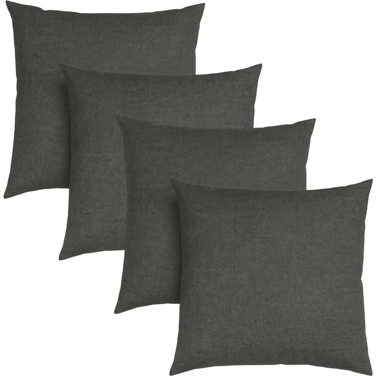 sleepling Sofakissen Zierkissen, (4 St, 4er Set), gemütliches Dekokissen aus robustem Polsterstoff, 40 x 40 cm