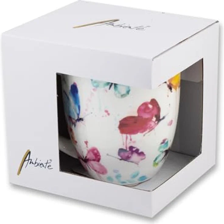 Ambiente® Tasse Tasse Butterfly collection white, Porzellan – Bild 2