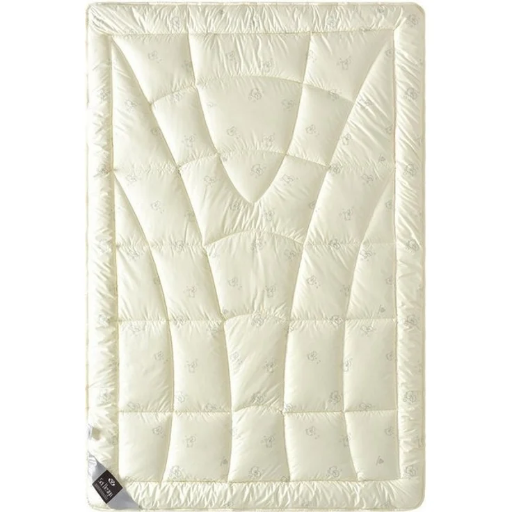 SEI Design Naturfaserbettdecke Wool Winter 155x220, Füllung: 70% Schurwolle - 30% Polyester, mit echter Schurwolle – Bild 4