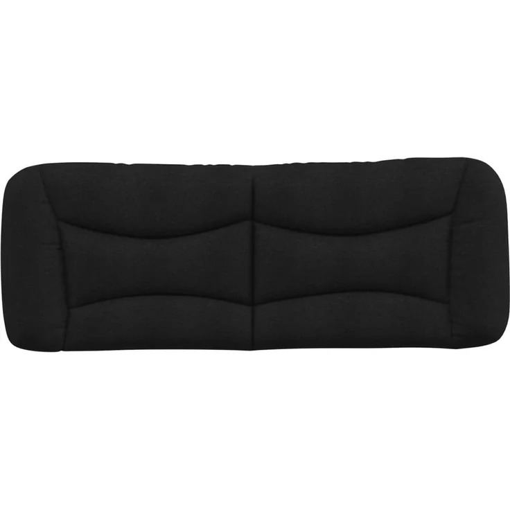 vidaXL Kopfteil-Kissen Schwarz 120 cm Stoff 374563 – Bild 5