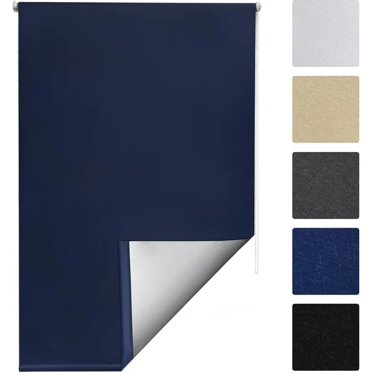Sol Royal Thermorollo SolReflect T42 für Fenster & Türen Dunkelblau, 210 x 80 x 3.55 cm – Bild 1