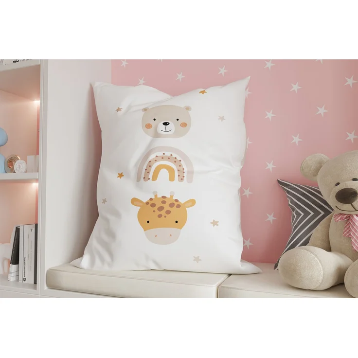 Green Bean® Kinder Sitzsack Little Friends 100x135cm mit 270 Liter hochwertiger EPS Perlen Füllung und waschbarem Motiv Wechsel-Bezug aus 100% Baumwoll – Bild 6