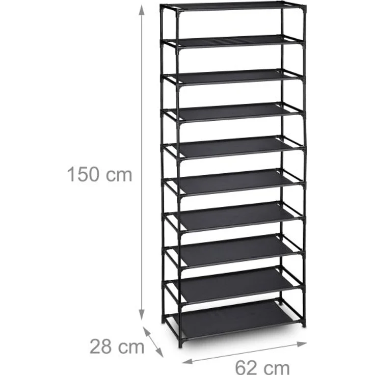 Schuhregal Stecksystem 10 Ebenen – Bild 4