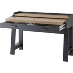 Sekretär >Jasmin< in Graphit - 120x84x53cm (BxHxT)