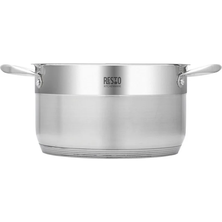 RESTO Kitchenware Kochtopf Rigel, Topf spülmaschinenfest, Edelstahl 18/10 (2-tlg), mit hitzebeständigem Glasdeckel, im Geschenkkarton – Bild 2
