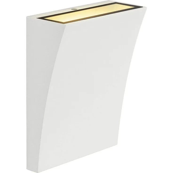 SLV No. 1000340 DELWA WIDE LED Outdoor Wandleuchte 3000K 100° weiss IP44