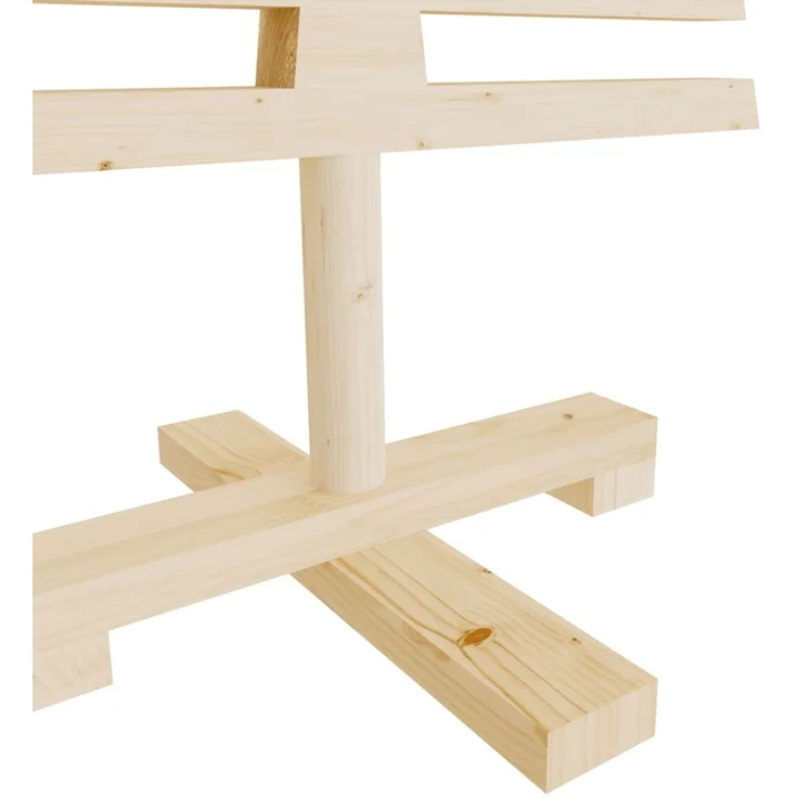 vidaXL Weihnachtsbaum Holz zum Schmücken 90 cm Massivholz Kiefer 357994 – Bild 7