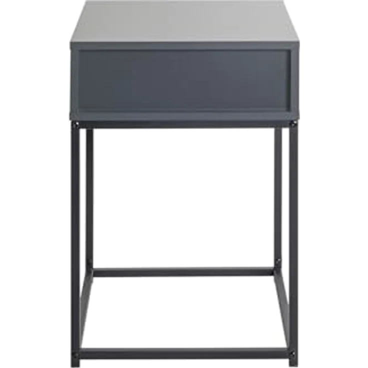 XXXL Nachtschrank Malmö, Metall, Anthrazit, 1 Schublade, 40x60x40 cm, für Schlafzimmer – Bild 5