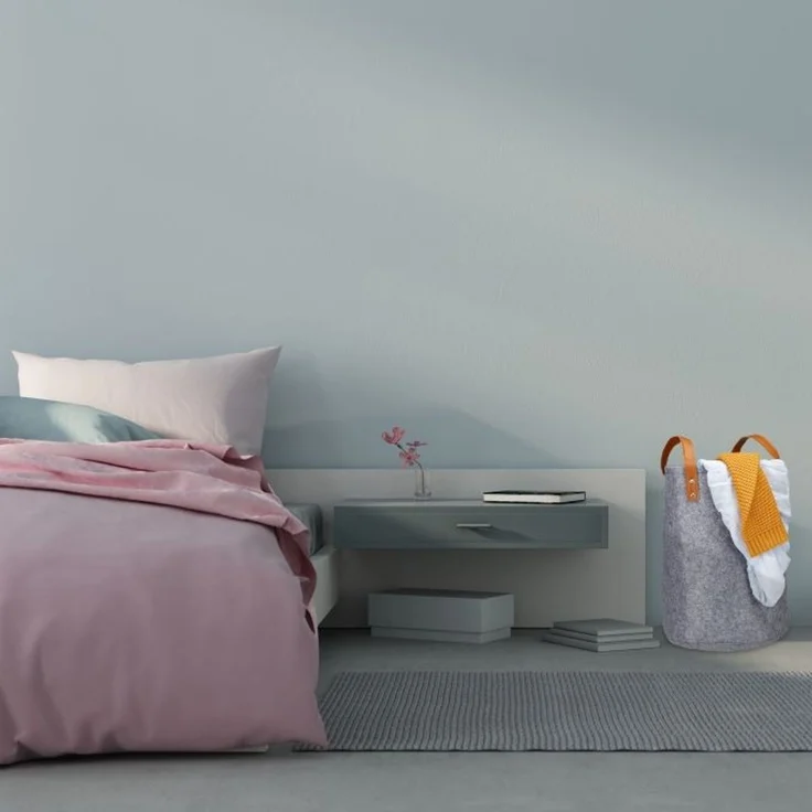 Wäschekorb Filz tragbar – Bild 2