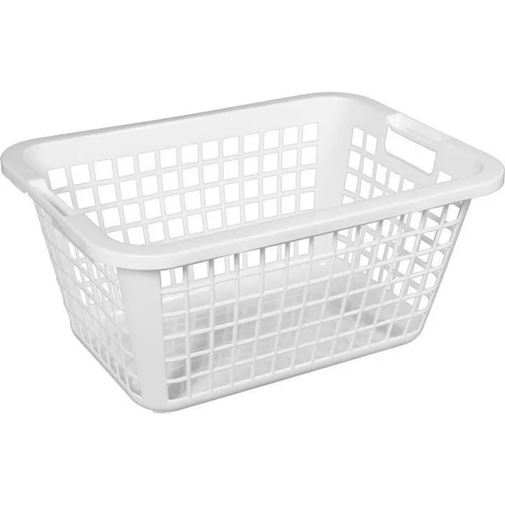 Teko Plastic Wäschekorb 65 103338, Favorit (weiß)