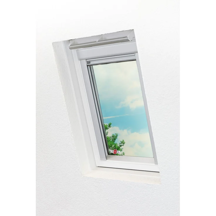 Lysel - Qualitätsdachfensterrollo abdunkelnd hellgrau Rollo geeignet für Velux Dachfenster MK06, 306, (B x H) 61.30cm x 99.50cm in grau/hellgrau – Bild 5