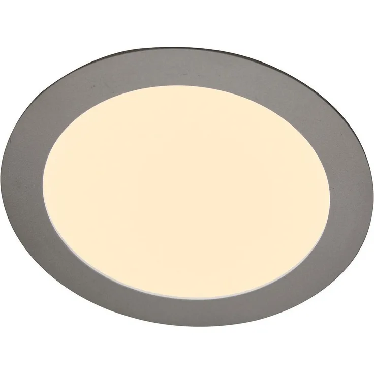 Heitronic Nr. 27638-HE LED Panel Toulouse 145mm Rund 3000K silber