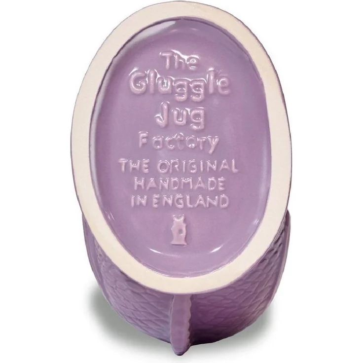 Gluckigluck Wasserkaraffe, (Original Gluggle Jug aus England), mit Gluckergeräusch, handgefertigt, ikonisches Fisch-Design, 1,2 L – Bild 3
