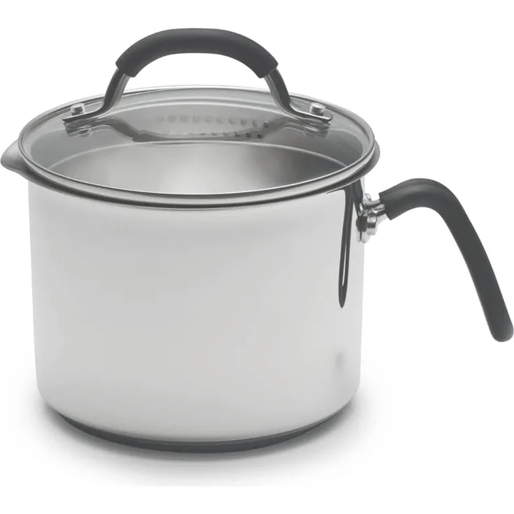 Coolinato Milchtopf Coolinato Universaltopf 16cm 2,4l aus Edelstahl - unbeschichtet