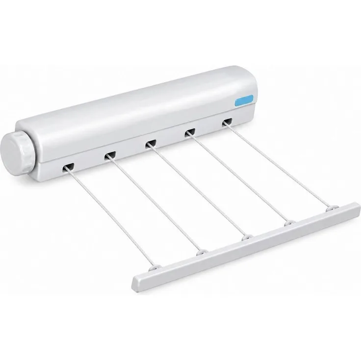 Euroshowers GmbH Wand-Wäscheleine Ausziehbar Stockholm 18,75 m