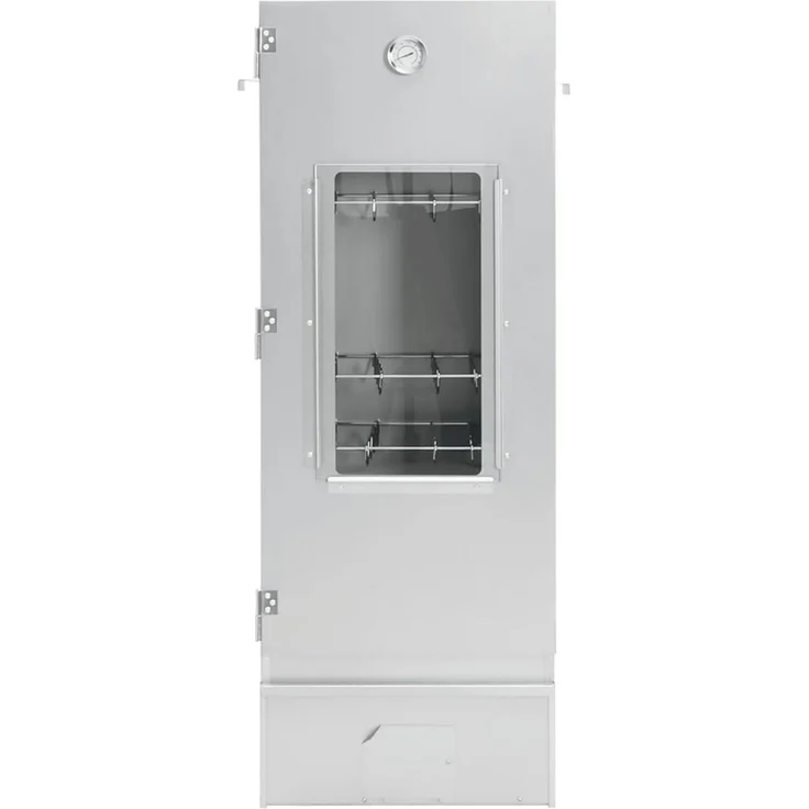 vidaXL Räucherofen mit Kaltrauchgenerator, Verzinkter Stahl, 44,5 x 29 x 110 cm, 20.06 kg, mit Glasfenster – Bild 4