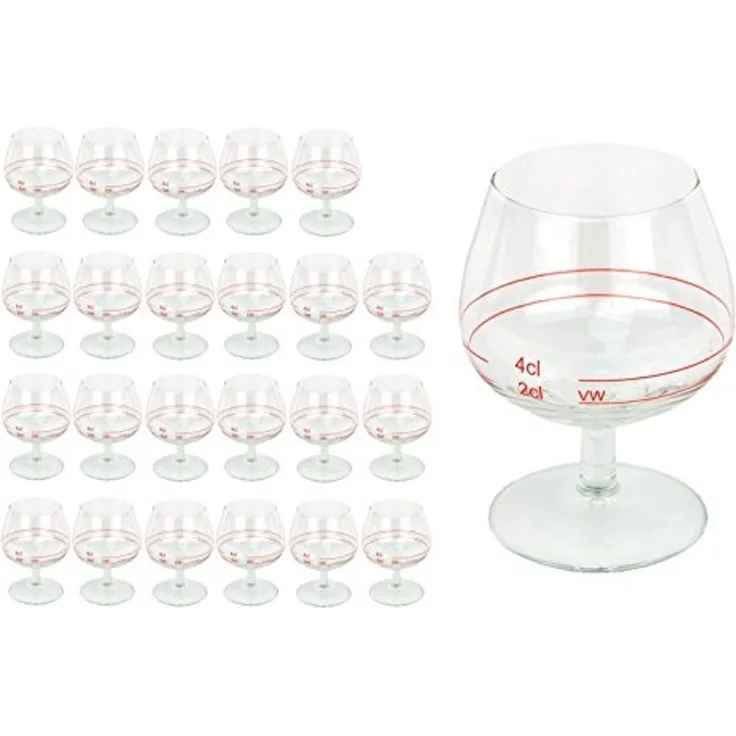 12er Set Cognacschwenker Casino 2cl + 4cl
