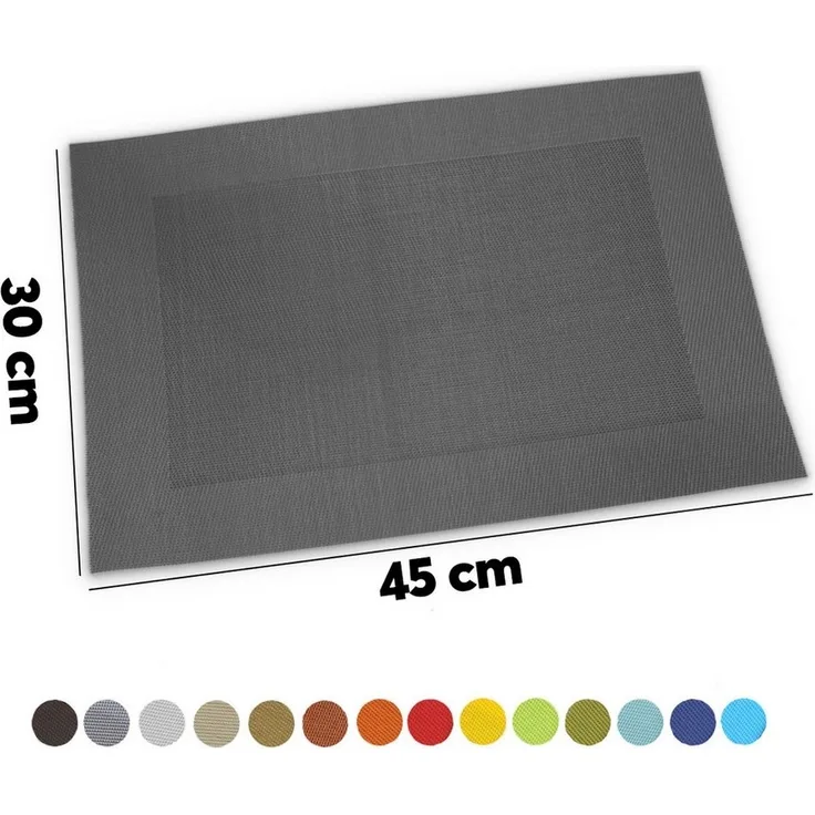 matches21 HOME & HOBBY Platzset Tischsets BORDA 8er Set Rot als Tischuntersetzer, (8-St), Abwaschbare Platzsets als Tischunterlagen für Ess-Tisch Tisch-Deko