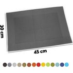 matches21 HOME & HOBBY Platzset Tischsets BORDA 8er Set Rot als Tischuntersetzer, (8-St), Abwaschbare Platzsets als Tischunterlagen für Ess-Tisch Tisch-Deko