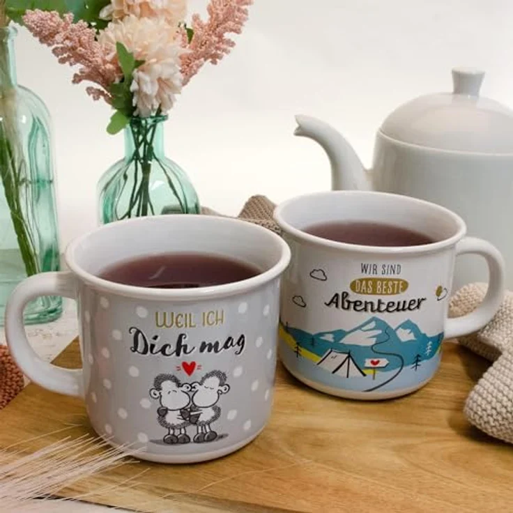 Sheepworld Tasse Becher Kaffeetasse Lieblingsbecher beste Abenteuer 47335 – Bild 3