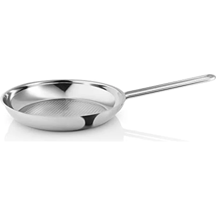 Eva Solo Honeycomb Bratpfanne - 28 cm, Waffelboden, Edelstahl, spülmaschinenfest, Polished Steel – Bild 1