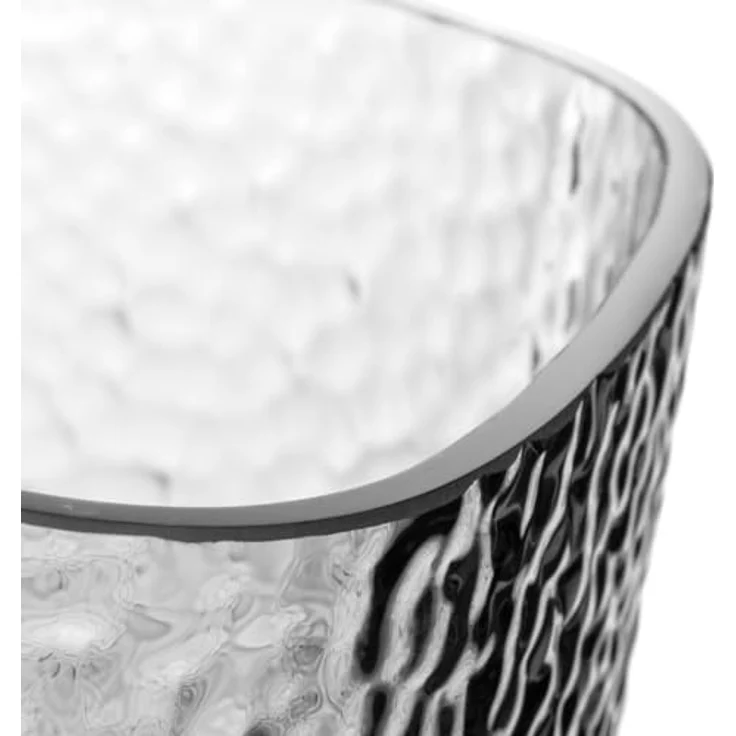 Leonardo Home Martello Vase, stilvolles Dekorationsstück mit haptischer Oberfläche, grau, Höhe 29 cm – Bild 3