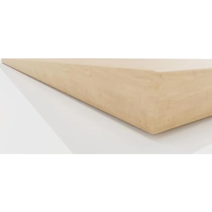 BISLEY Desktop, melaminharzbeschichtete MFC Tischplatte, mit 2 mm ABS Kante, DT251406005, H: 25 x B:1400 x T:600 mm, 014 ahorn – Bild 2