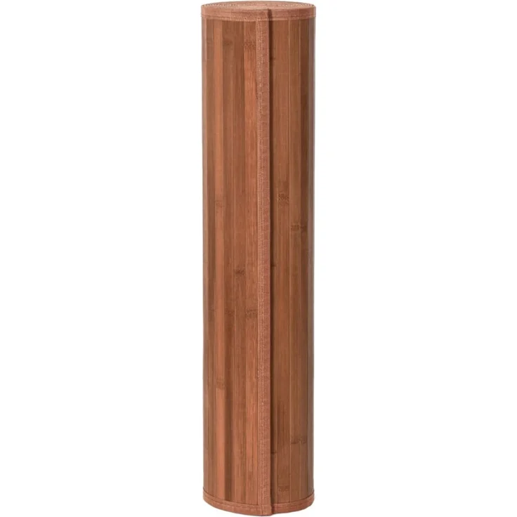 vidaXL Teppich Rechteckig Braun 80x400 cm Bambus 376920 – Bild 3