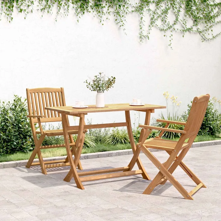 vidaXL Sydney Rechteckiger Tisch Braun 110 x 55 x 75 cm 42003620