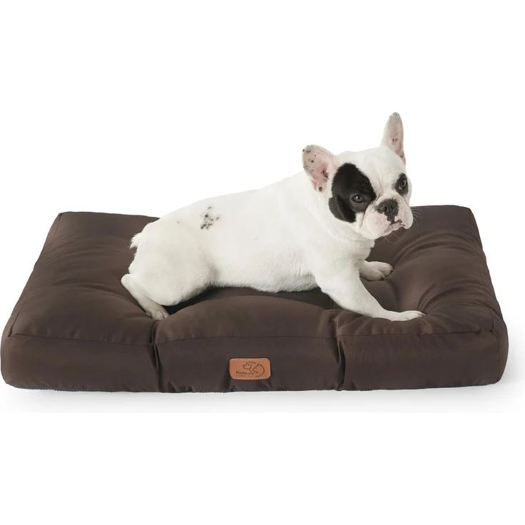 BEDSURE waschbares Hundebett Oxford für Mittelgroße Hunde, 76x50 cm braun