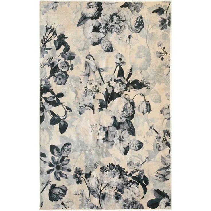 Essenza Teppich Floor, rechteckig, Höhe: 6 mm, sehr weicher Flor, mit Blumenprint