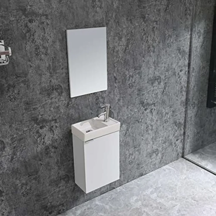 Sanotechnik Badmöbelset 'NOVA' WEIß, 40x60x22 cm – Bild 6