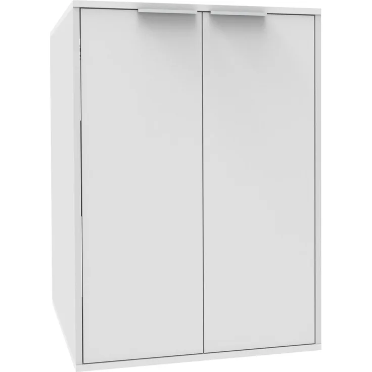 FACKELMANN Waschmaschinen Aufsatzschrank 65 cm breit, Weiß