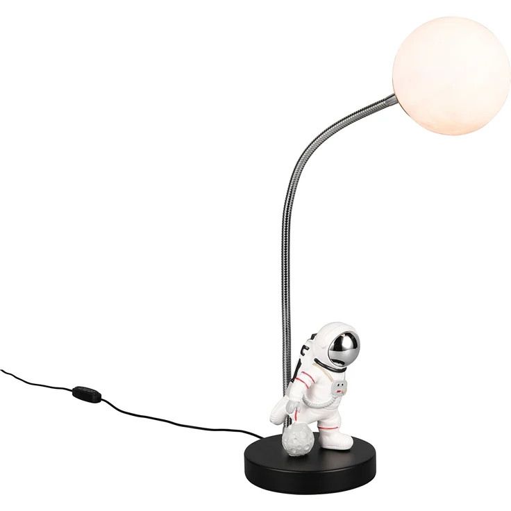 Ausgefallene Tischlampe ARM LED dimmbar, Deko Lampe USB betrieben, Höhe 44cm – Bild 2