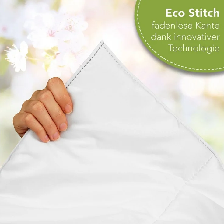 Dreamstar Microfaserbettdecke Eco, Bettdecken 2er-Set - 4-Jahreszeiten, Ganzjahres, Winter & Sommer, Füllung: Faserfüllung, Bezug: angenehm weiche Microfaser, allergikerfreundlich, atmungsaktiv, temperaturausgleichend, 135x200 cm – Bild 3