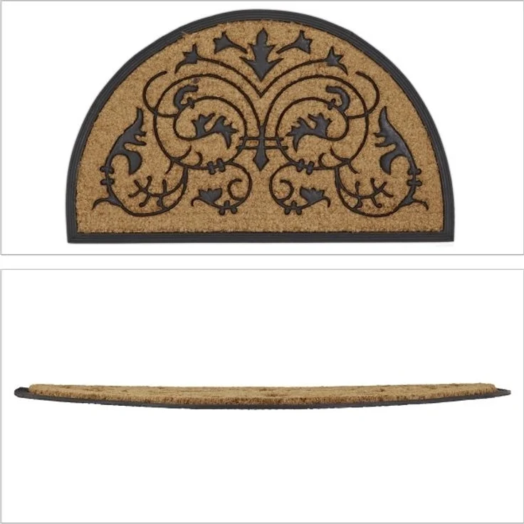 Fußmatte Kokos halbrund 60x100 cm 10016711 – Bild 8
